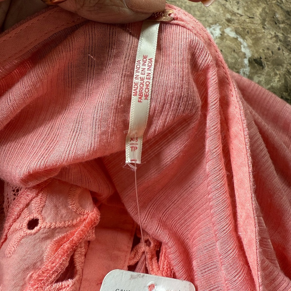 Free People Women's Top Pretty Please Tunic NWT Size XS - Picture 7 of 11